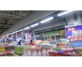 江西河北布袋風管應用在超市